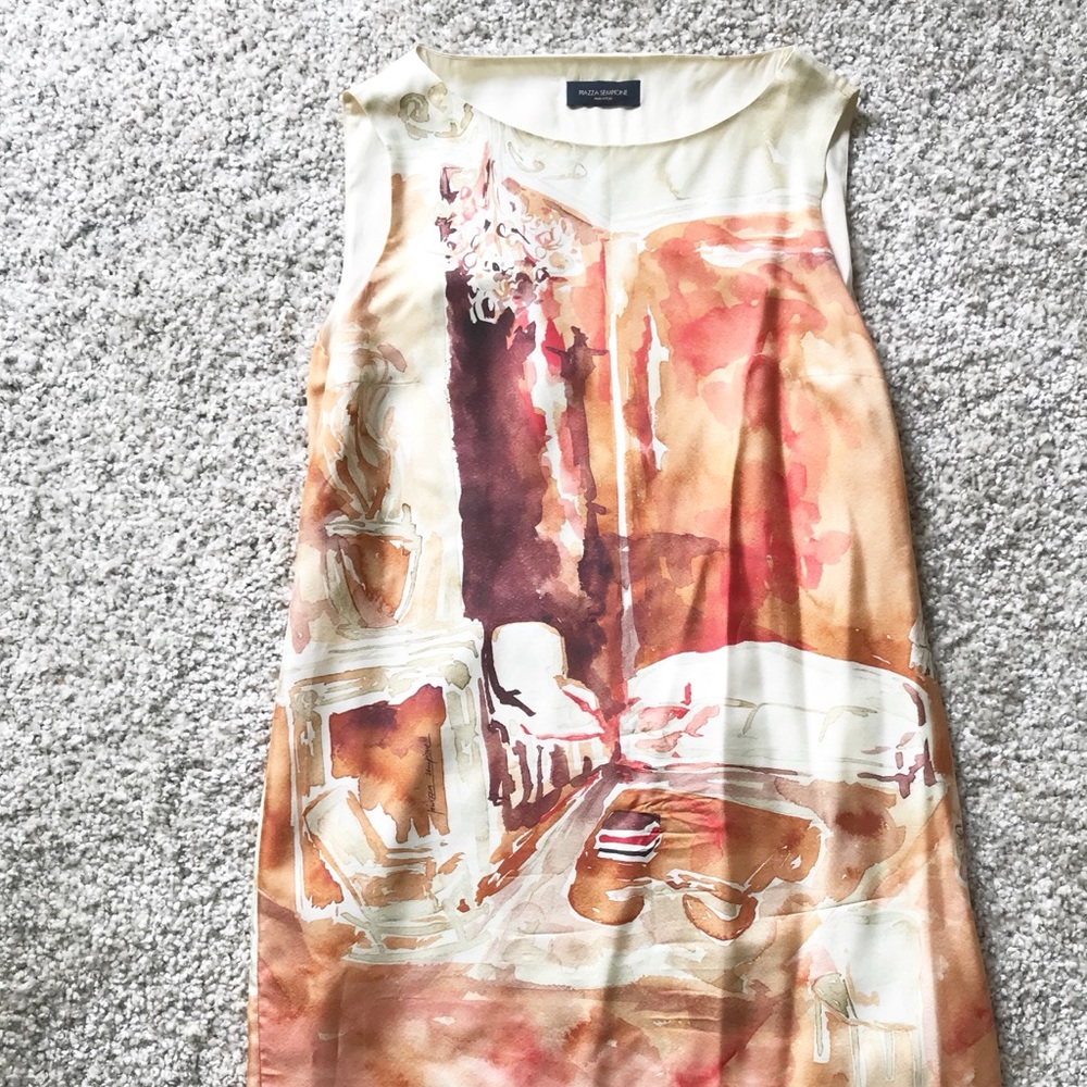 Piazza Sempione silk sheath dress